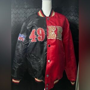 Red and Black San Francisco 49ers Jacket